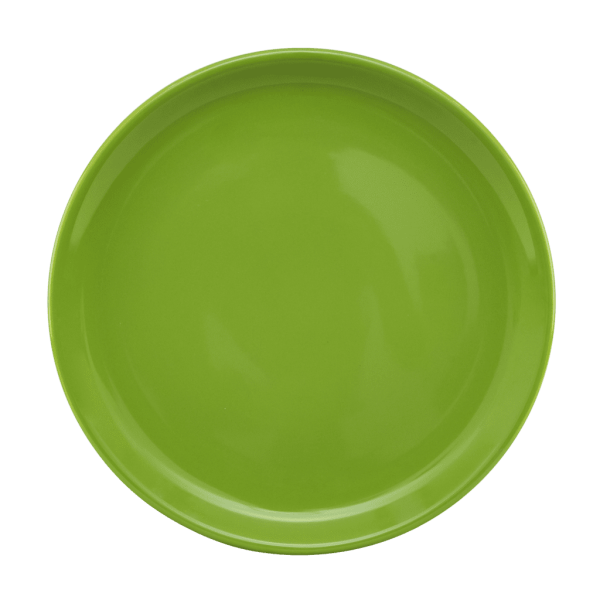 Platte, Rund, 31 cm, Glänzend Grün