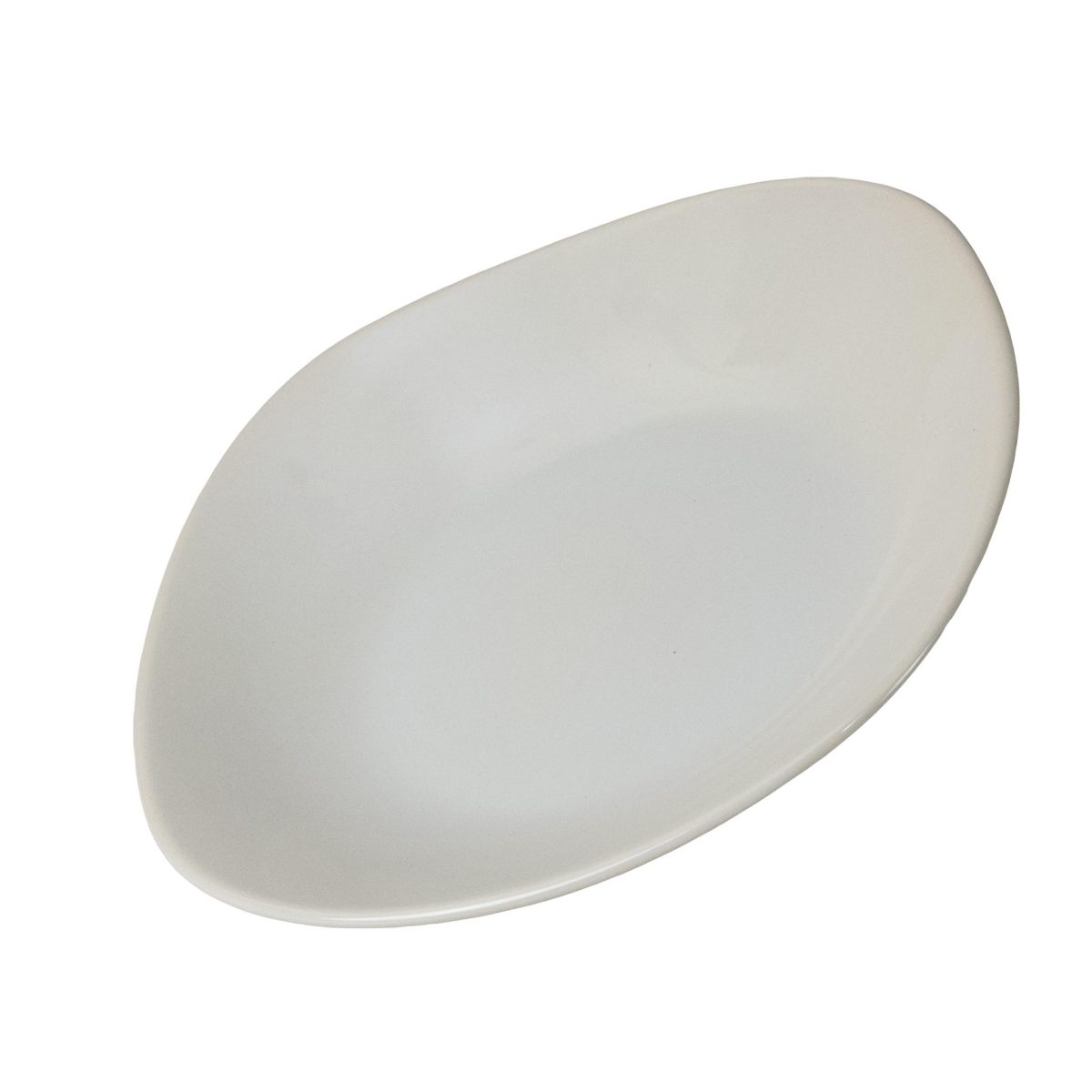 Tiefer Teller, Cesiro, quadratisch, 22 cm, glänzendes Weiß