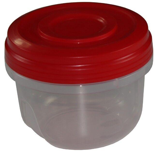 Lebensmittelbehälter Twister, rund, 400 ml, rot