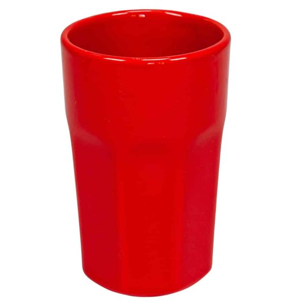 Keramikglas, 300 ml, Cesiro, Rot glänzend