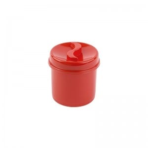 Spieces-Behälter, rund, 9,5 cm, rot