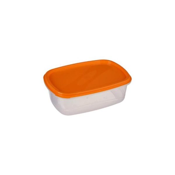Lebensmittelbehälter, rechteckig, 400 ml, Orange