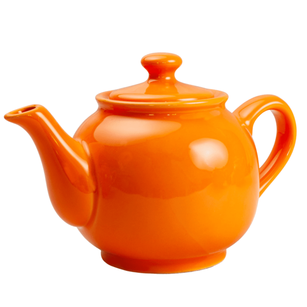 Teekanne, 600 ml, Glänzendes Orange