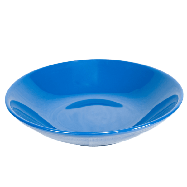 Tiefer Teller, Cesiro,, rund, 21 cm, glänzend blau